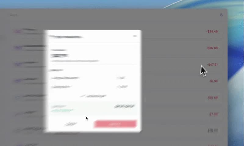 Transaction Splitting demo