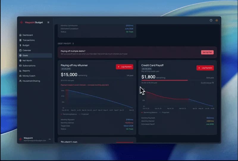 Debt Payoff Strategies demo