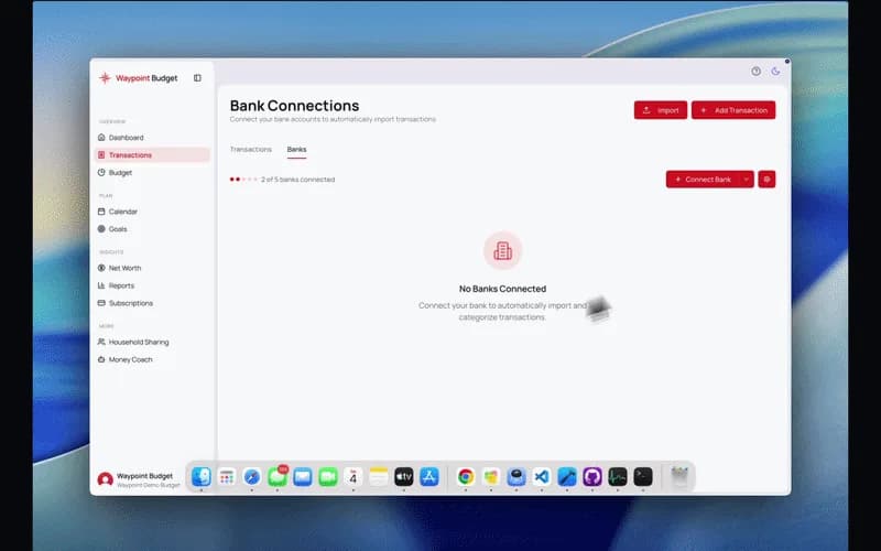 Manual Accounts demo