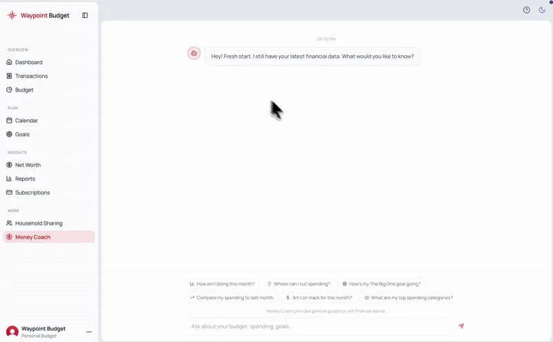 Smarter Money Coach demo