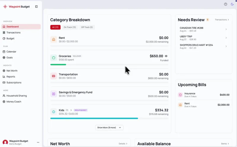 Needs Review Card demo