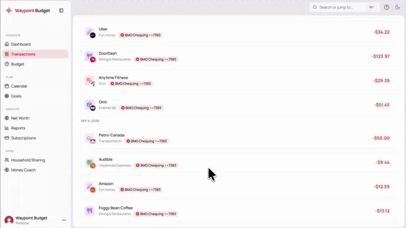 Merchant History demo